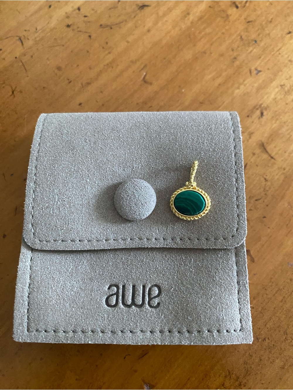 AWE Inspired Mini Gemstone Capricorn Zodiac Pendant - Picture 2 of 6